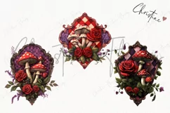 Wonderland Badges Clipart | Fairytale PNG Product Image 3