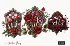 Wonderland Badges Clipart | Fairytale PNG Product Image 1