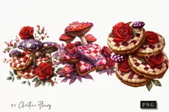 Wonderland Cookies Clipart | Fairytale PNG Product Image 1