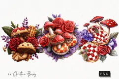 Wonderland Cookies Clipart | Fairytale PNG Product Image 1