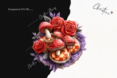 Wonderland Cookies Clipart | Fairytale PNG Product Image 2