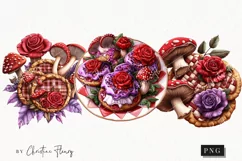 Wonderland Cookies Clipart | Fairytale PNG Product Image 1