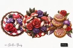 Wonderland Cookies Clipart | Fairytale PNG Product Image 1
