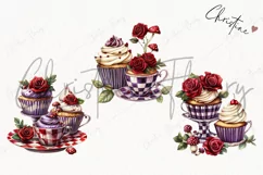 Wonderland Cupcakes Clipart | Fairytale PNG Product Image 3