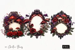 Wonderland Labels Clipart | Fairytale PNG Product Image 1