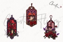 Wonderland Tags Clipart | Fairytale PNG Product Image 3