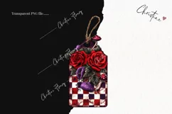 Wonderland Tags Clipart | Fairytale PNG Product Image 2