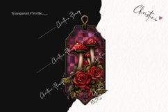Wonderland Tags Clipart | Fairytale PNG Product Image 2