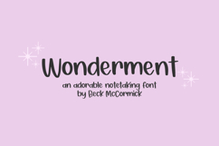 Wonderment Sans Product Image 1