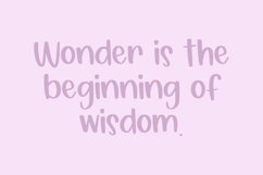 Wonderment Sans Product Image 4