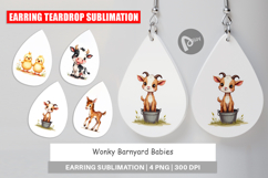 Wonky Barnyard Babies Earring Product Image 1