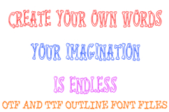 Wonky Bones Lettering Font Halloween Skeleton ABC OTF Type Product Image 3