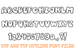 Wonky Doodle Font Playful Hand-Drawn Typeface Quirky Kids Product Image 2