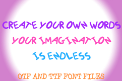 Wonky Doodle Font Playful Hand-Drawn Typeface Quirky Kids Product Image 3