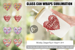 Imperfect Heart Glass Can Product Image 1