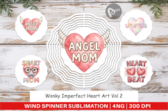 Imperfect Heart Wind Spinner Product Image 1