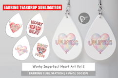 Imperfect Heart Earring Product Image 1