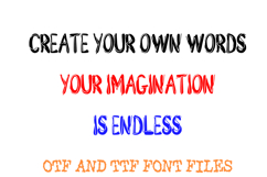 Wonky Sketch Doodle Cartoon Lettering ABC Font Typeface OTF Product Image 3