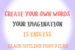 Wonky Zigzag Embroidery Lettering ABC Font Stitch Type Product Image 3