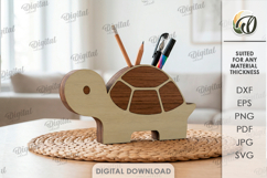 3D Animal holders Bundle Lasercut. Stand SVG. Desk organizer Product Image 9