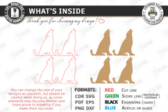 Animal Phone Stand Laser Cut | Multilayer Phone Holder SVG Product Image 2