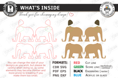 Animal Phone Stand Laser Cut | Multilayer Phone Holder SVG Product Image 2