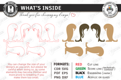 Animal Phone Stand Laser Cut | Multilayer Phone Holder SVG Product Image 2