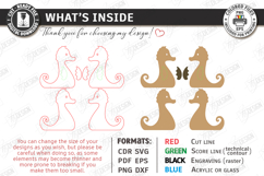 Animal Phone Stand Laser Cut | Multilayer Phone Holder SVG Product Image 2