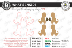 Animal Phone Stand Laser Cut | Multilayer Phone Holder SVG Product Image 2