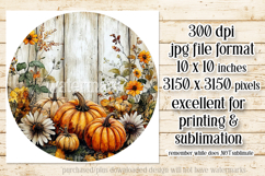 Autumn Wind Spinner, Sublimation Autumn Round Design, r1 Product Image 2