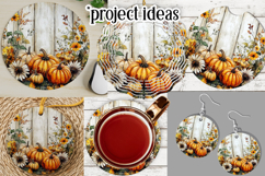 Autumn Wind Spinner, Sublimation Autumn Round Design, r1 Product Image 3