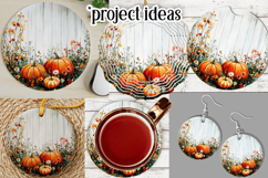 Autumn Wind Spinner, Sublimation Autumn Round Design, r4 Product Image 3