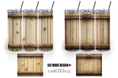 Wood Barrel Texture | Tumbler Sublimation Wrap Product Image 3