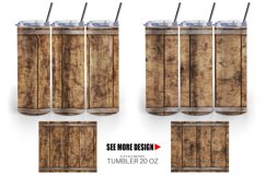 Wood Barrel Texture Tumbler Sublimation Wrap Product Image 6