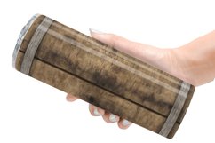 Wood Barrel Texture Tumbler Sublimation Wrap Product Image 2