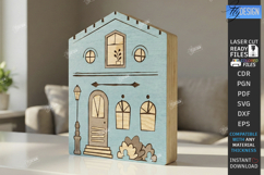 Miniature Village Block Toys Laser Cut Bundle | Town Houses Product Image 25