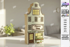 Miniature Village Blocks Toys Laser Cut Bundle | Town Houses Product Image 25