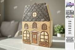 Miniature Village Blocks Toys Laser Cut Bundle | Town Houses Product Image 2