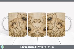 GorgeousPyrographic Anemones Mug Wrap design.