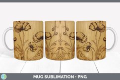 GorgeousPyrographic Buttercups Mug Wrap design.