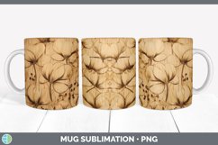 GorgeousPyrographic Cyclamen Mug Wrap design.