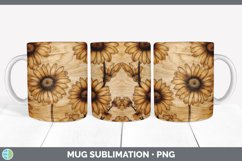 GorgeousPyrographic Daisys Mug Wrap design.