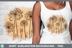 GorgeousWood Burned Flowers Shirt design.