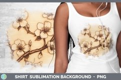 GorgeousWood Burned Flowers Shirt design.