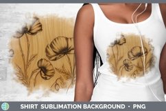 GorgeousWood Burned Flowers Shirt design.