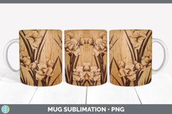 GorgeousPyrographic Gladioli Mug Wrap design.
