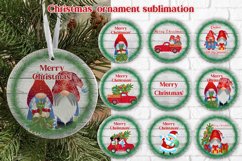 Christmas ornaments sublimation bundle png, Christmas gnome ornaments, Christmas sublimation, Christmas gnome PNG.