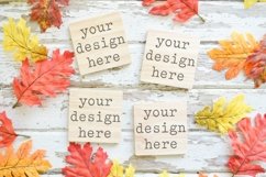 Fall Autumn Coasters Mockup | Add SVG Sublimation Clipart Product Image 1