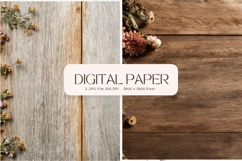 Wooden Floral Background Wood Flower Vintage Wallpaper_26 Product Image 1