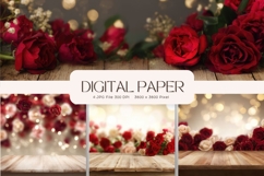 Wooden Floral Background Wood Flower Vintage Wallpaper_8 Product Image 1